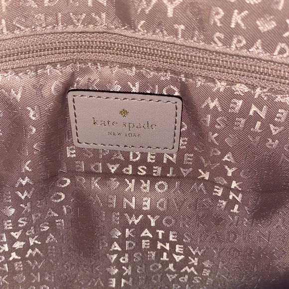 SALE! Kate Spade Lise Bixby Place Patent Beige Top Handle Bag - Picture 10 of 16